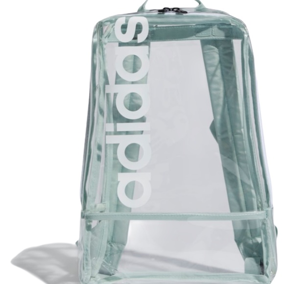 Adidas Transparent Backpack with Exposed Zipper main image 4